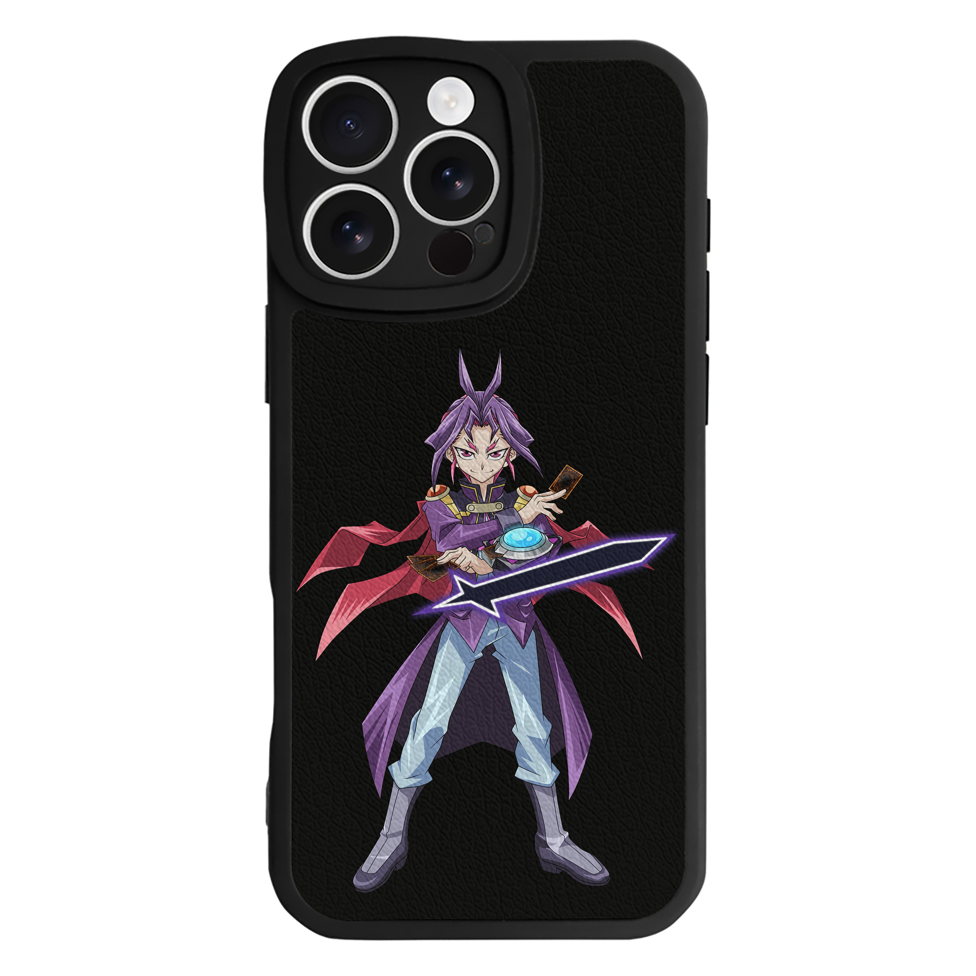 遊☆戯☆王 Yu-Gi-Oh! 【iPhone 16シリーズ対応】シリコンスマホケース（レザー調） 材質：シリコン
